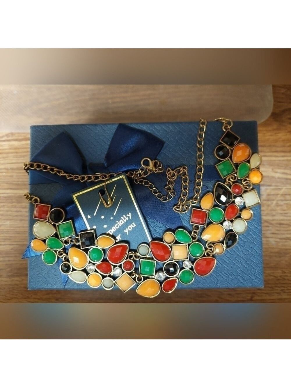 Multi-coloured Bauble Necklace